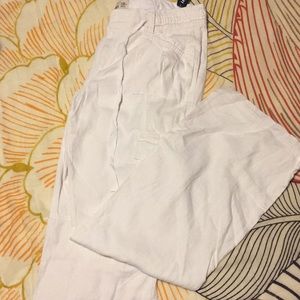 Wide Leg Linen/Rayon Pants